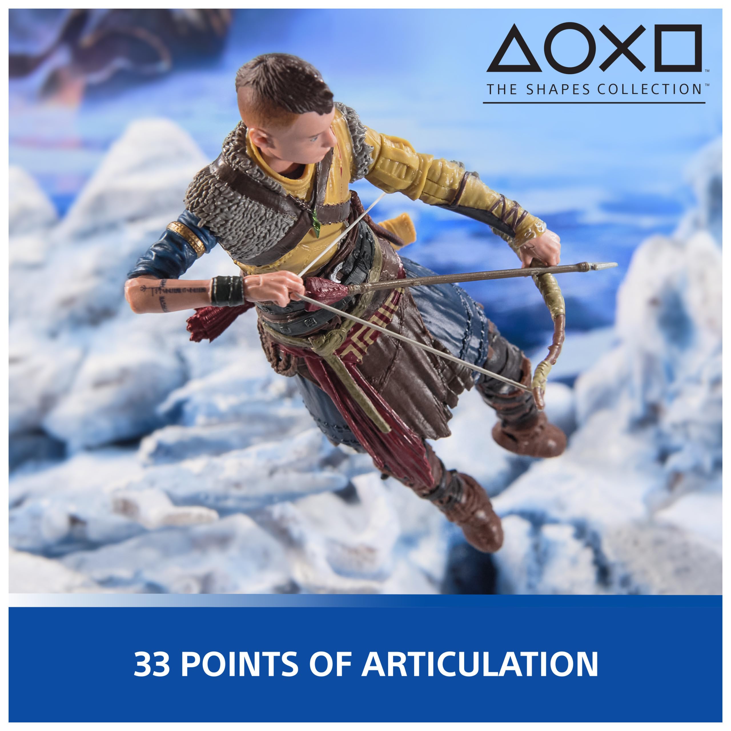 Foto 4 pulgar | Figura De Acción Playstation God Of War Ragnarok Atreus 15cm - Venta Internacional.