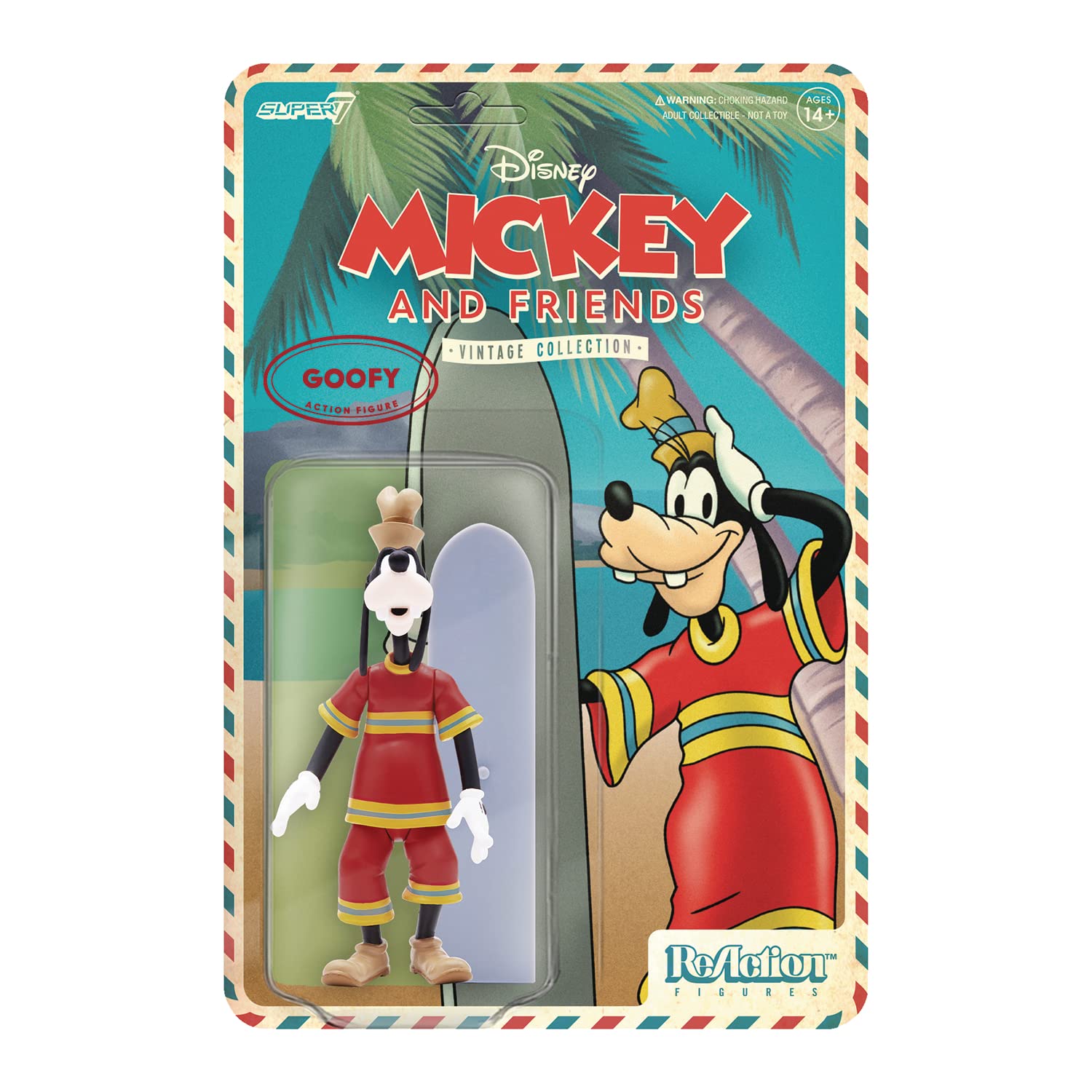 Figura De Acción Super7 Disney Mickey Y Sus Amigos Goofy, 3.75 Pulgadas - Venta Internacional.
