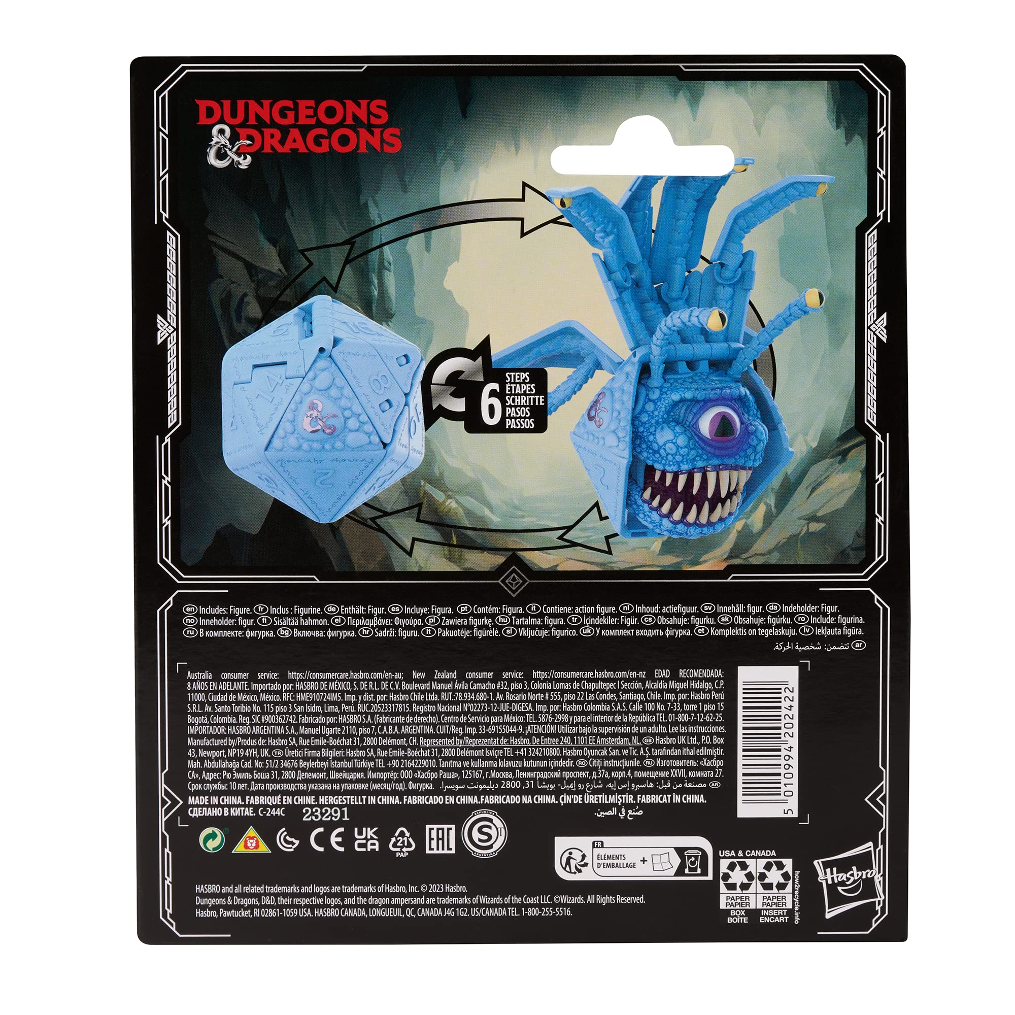 Foto 3 pulgar | Figuras De Acción Dungeons & Dragons Dicelings Blue Beholder - Venta Internacional.