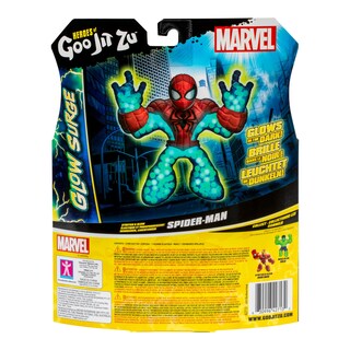 Foto 2 | Figura De Acción Heroes Of Goo Jit Zu Glow Surge Spider-man - Venta Internacional.