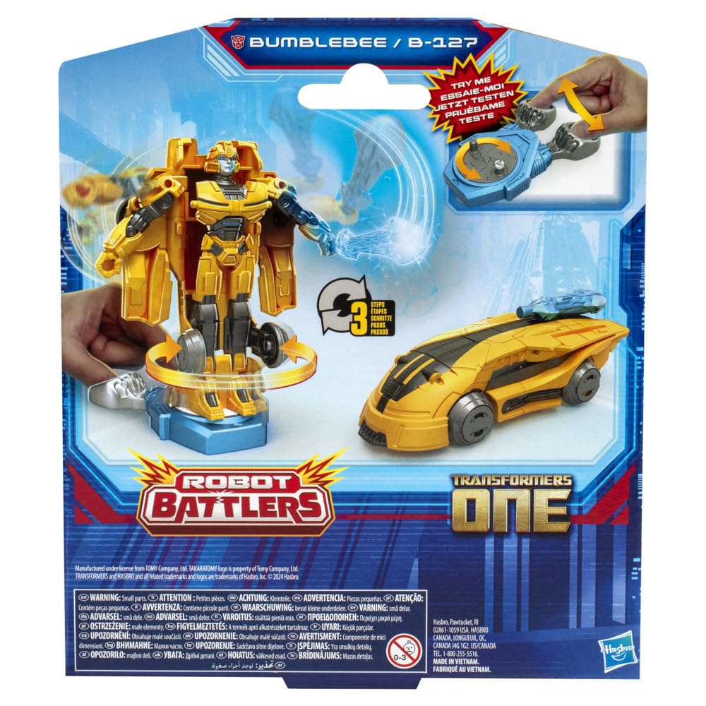 Foto 4 pulgar | Figura De Acción Transformers Robot Battlers Bumblebee, 11,5 Cm - Venta Internacional.