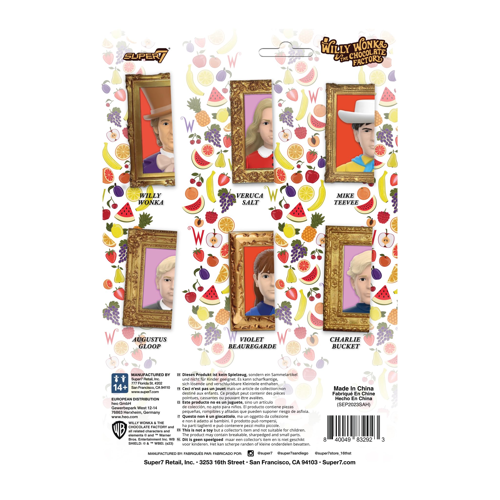 Foto 4 pulgar | Figura De Acción Super7 Willy Wonka Y La Fábrica De Chocolate - Venta Internacional.