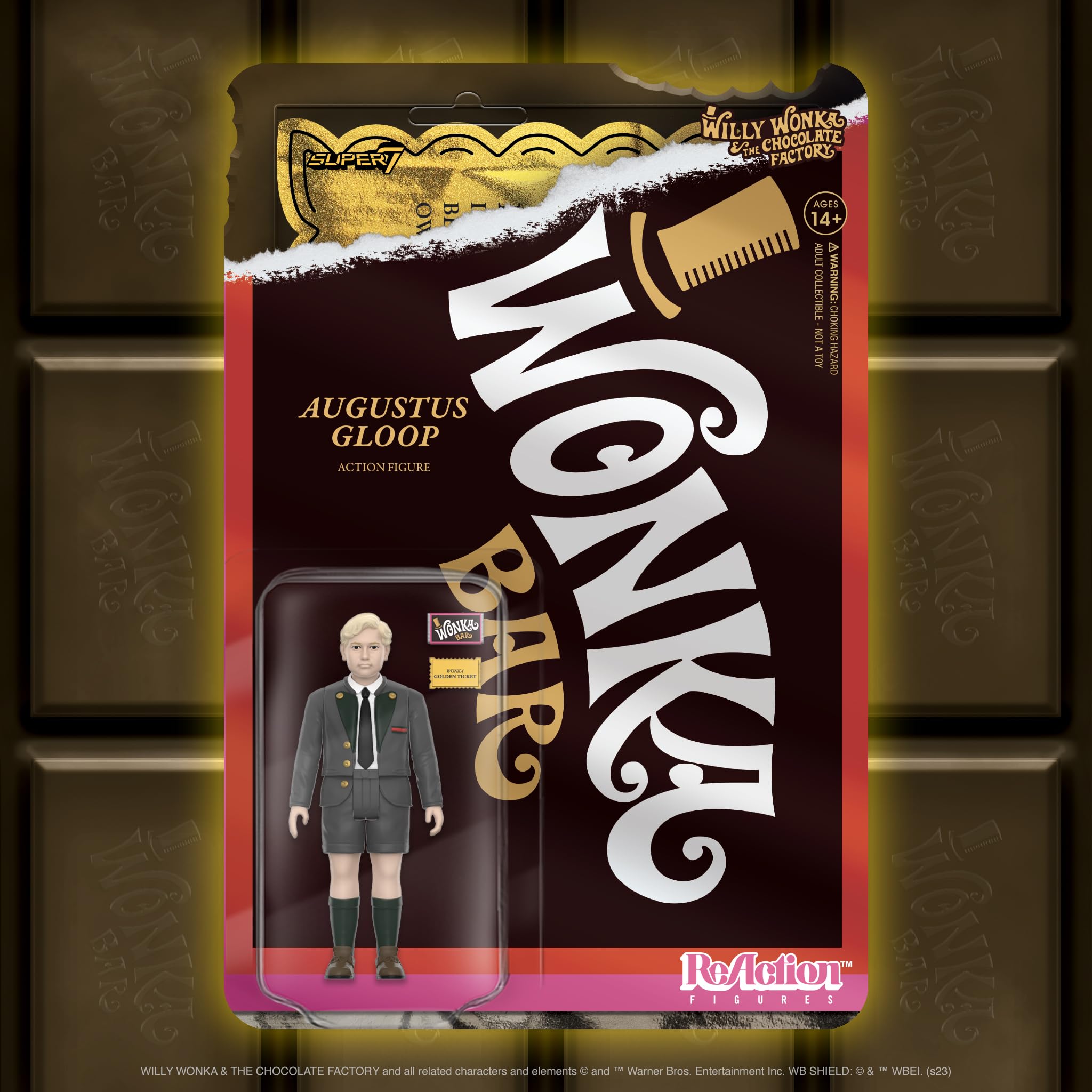 Foto 7 pulgar | Figura De Acción Super7 Willy Wonka Y La Fábrica De Chocolate - Venta Internacional.
