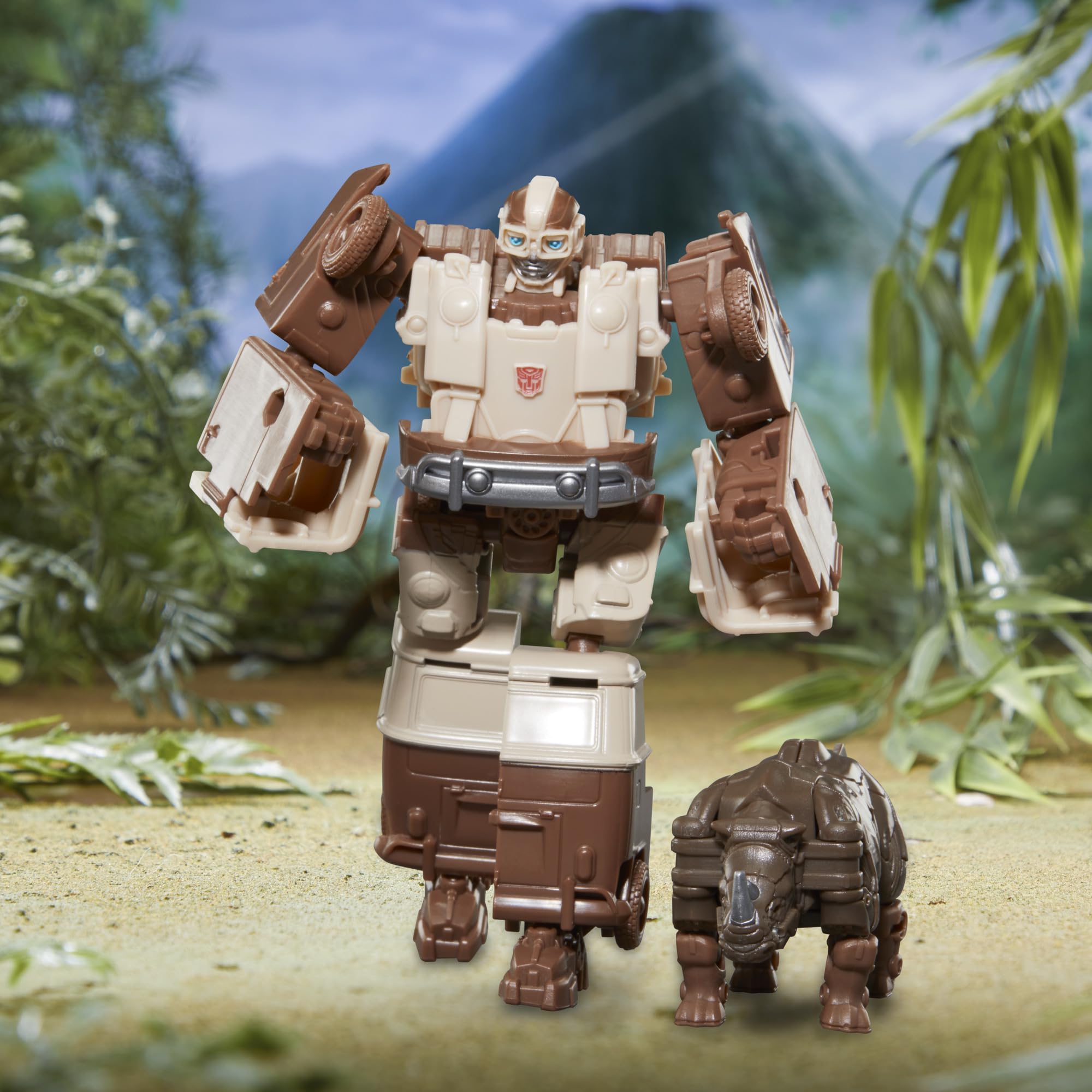 Foto 7 pulgar | Toy Transformers Rise Of The Beasts Wheeljack & Rhinox De 5 Pulgadas - Venta Internacional.