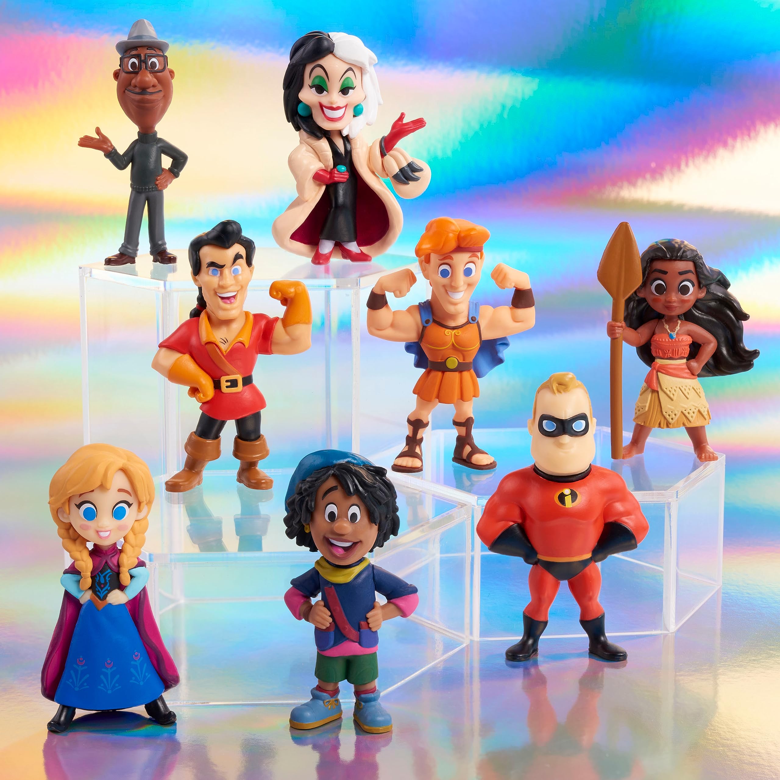 Foto 4 pulgar | Set De Figuras Just Play Disney 100 Years Of Relentless Pursuit - Venta Internacional.