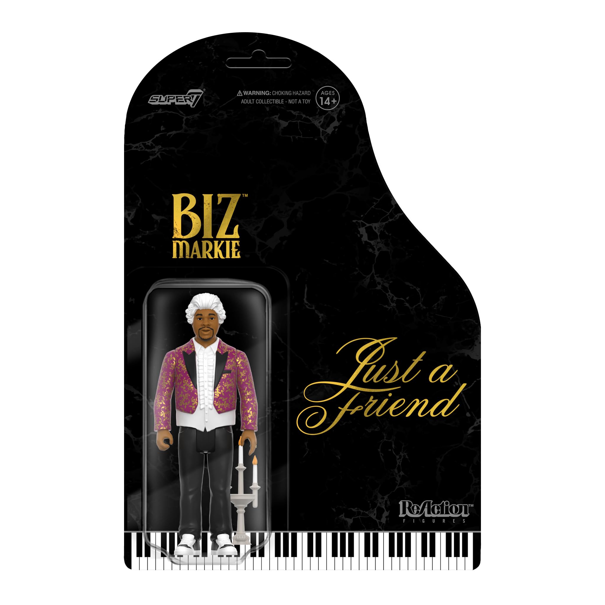 Figura De Acción Super7 Biz Markie Reaction Figures Wave 02 - Venta Internacional.