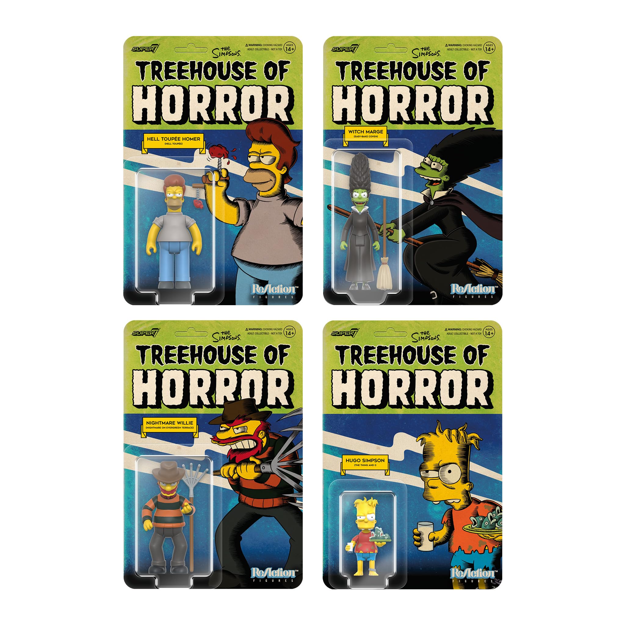 Foto 5 pulgar | Figura De Acción Super7 The Simpsons Treehouse Of Horror Witch Marge - Venta Internacional.