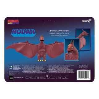 Foto 4 | Figura De Acción Super7 Shogun Toho Rodan, 9,5 Cm, Película Clásica - Venta Internacional.