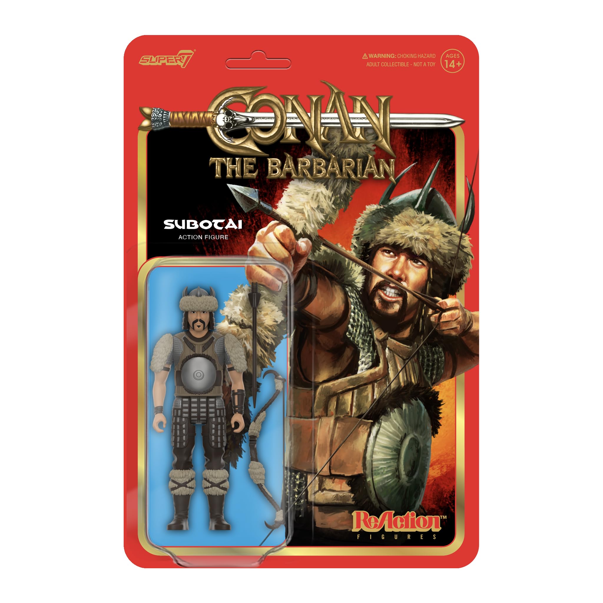 Figura De Acción Super7 Conan El Bárbaro Subotai Wave 01 - Venta Internacional.