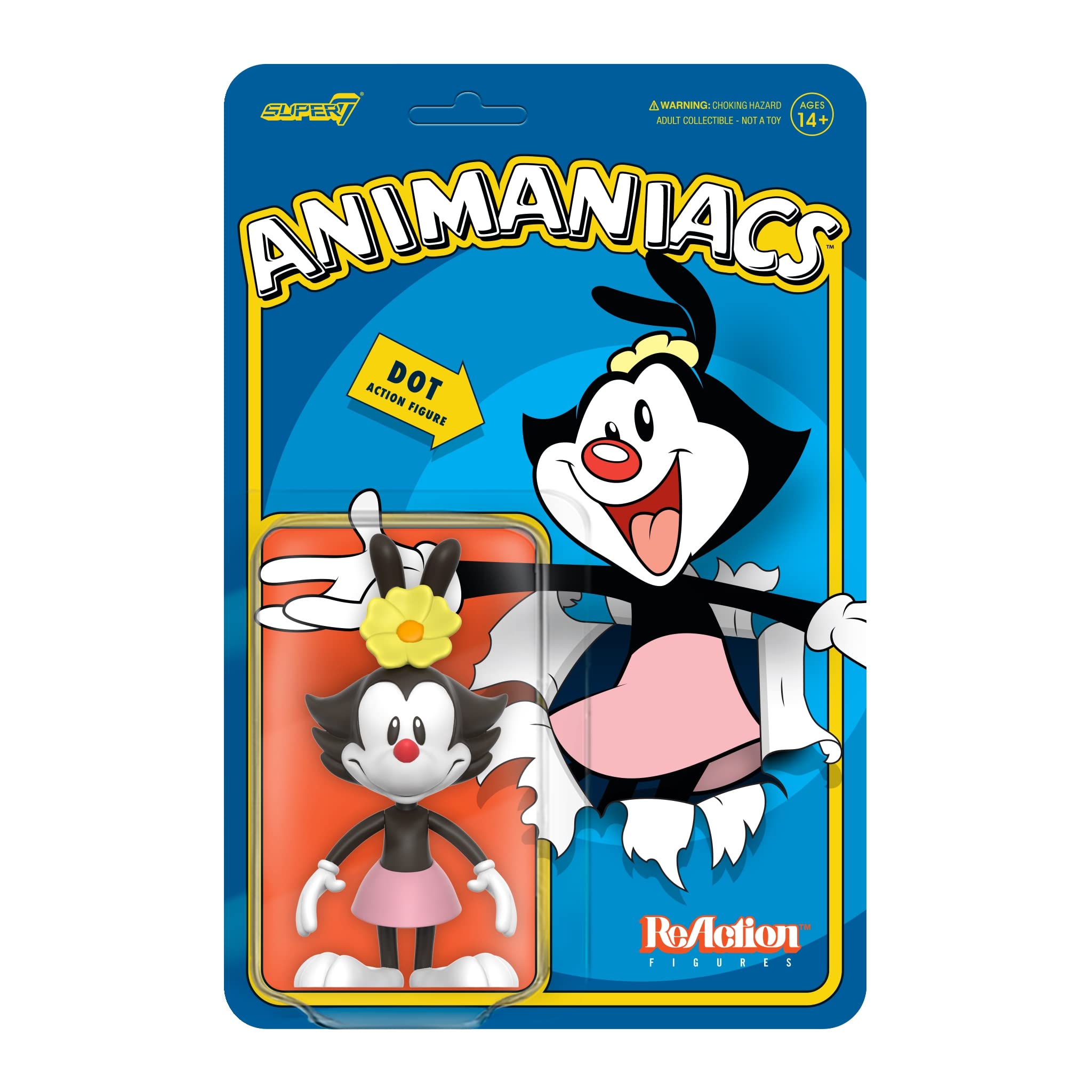 Figura De Acción Super7 Animaniacs Dot Warner 9,5 Cm - Venta Internacional.
