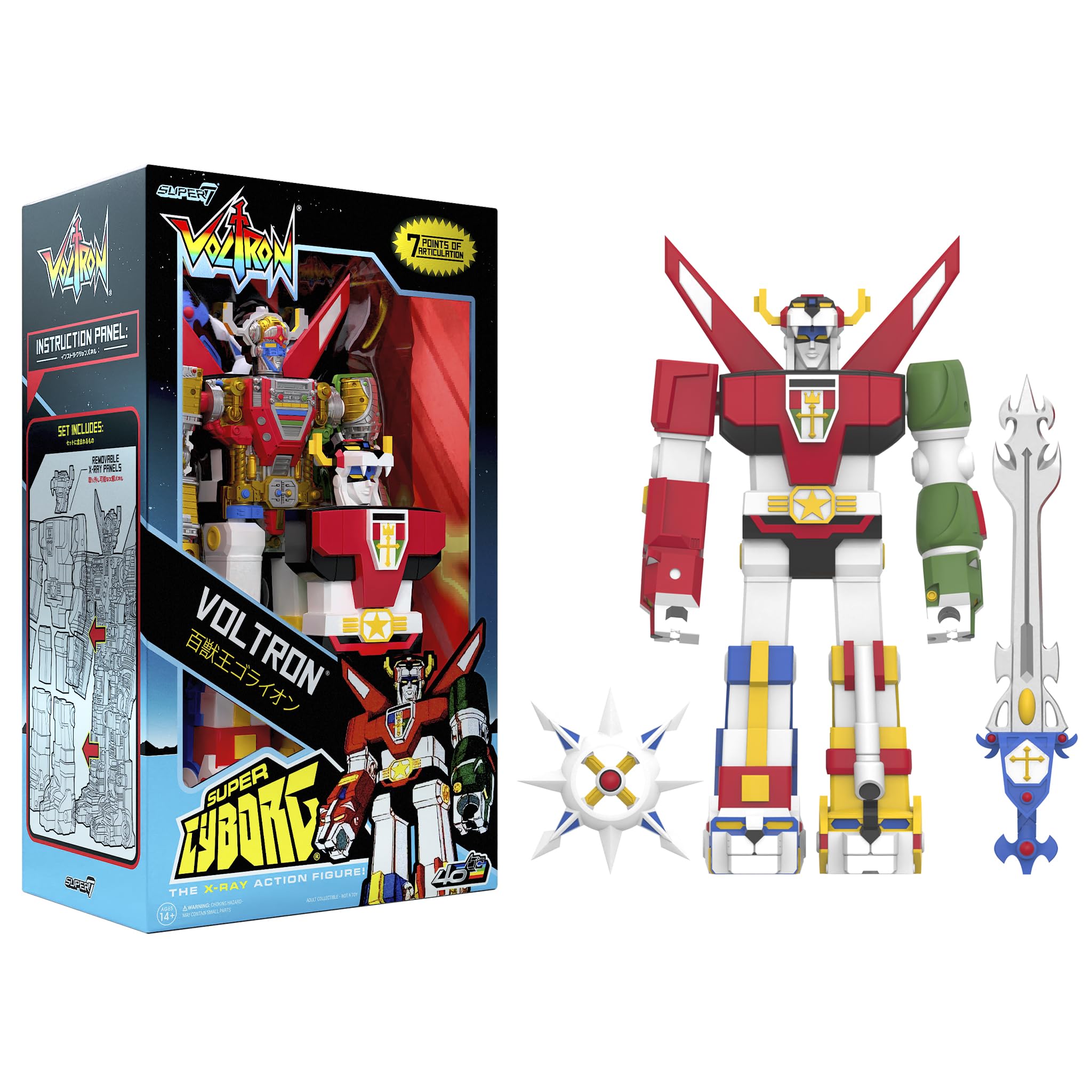 Foto 2 pulgar | Figura De Acción Super7 Super Cyborg Voltron De 11 Pulgadas Con Acc - Venta Internacional.