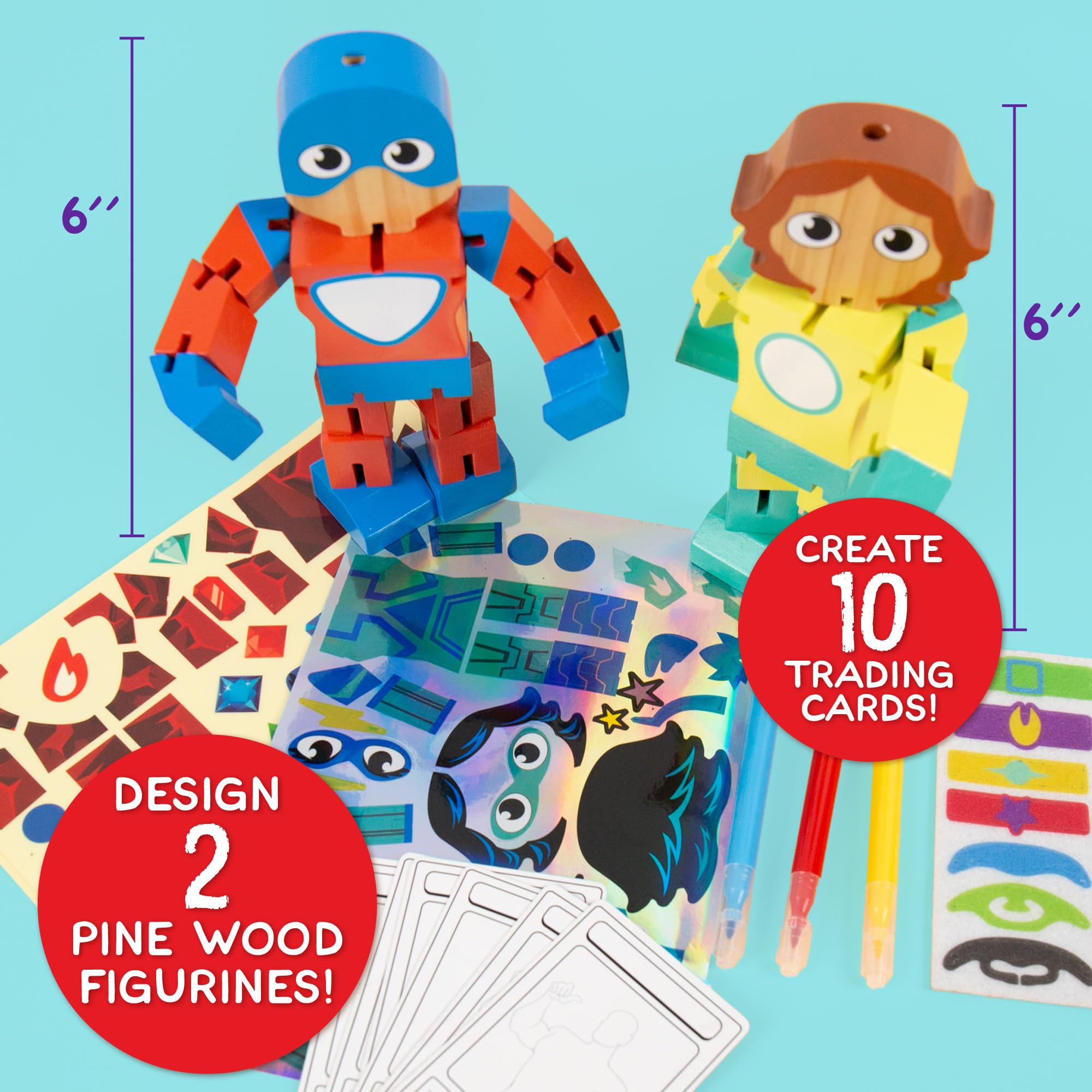 Foto 4 pulgar | Figuras De Acción Hechas Por Mí Crean Tu Propio Superhéroe - Venta Internacional.