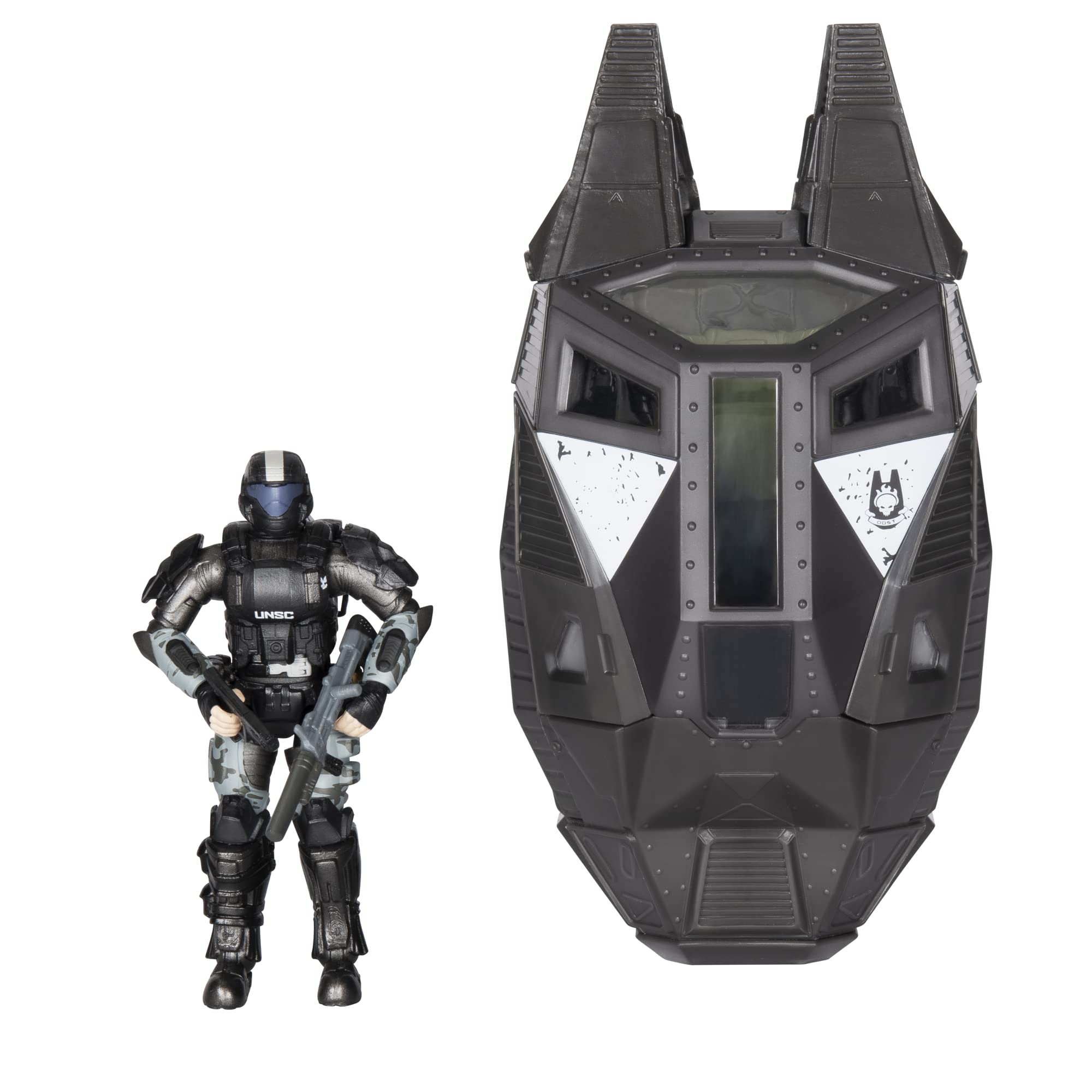 Foto 5 pulgar | Figura De Acción Halo 4 World Of Halo Odst Drop Pod Con Rookie - Venta Internacional.