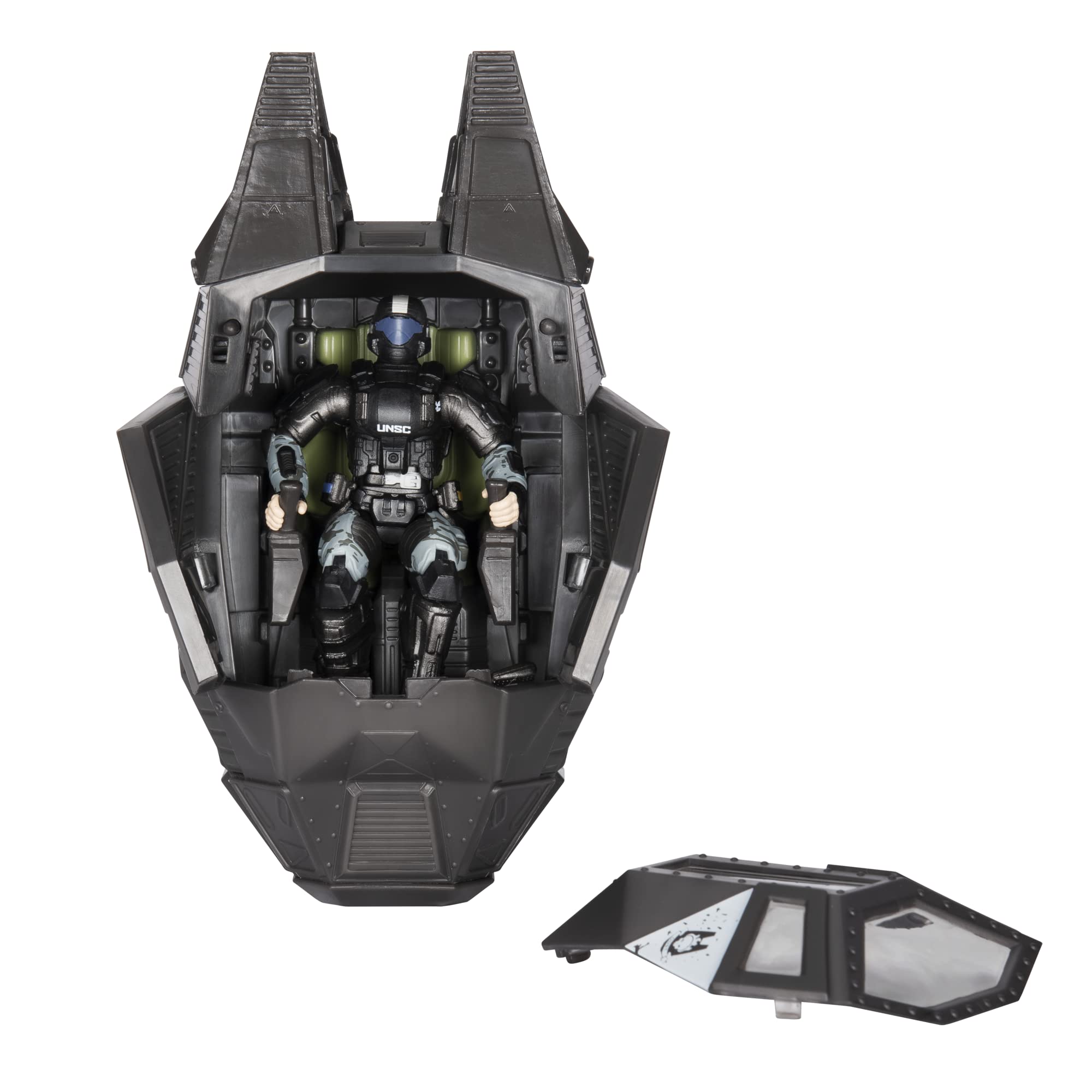 Foto 5 | Figura De Acción Halo 4 World Of Halo Odst Drop Pod Con Rookie - Venta Internacional.