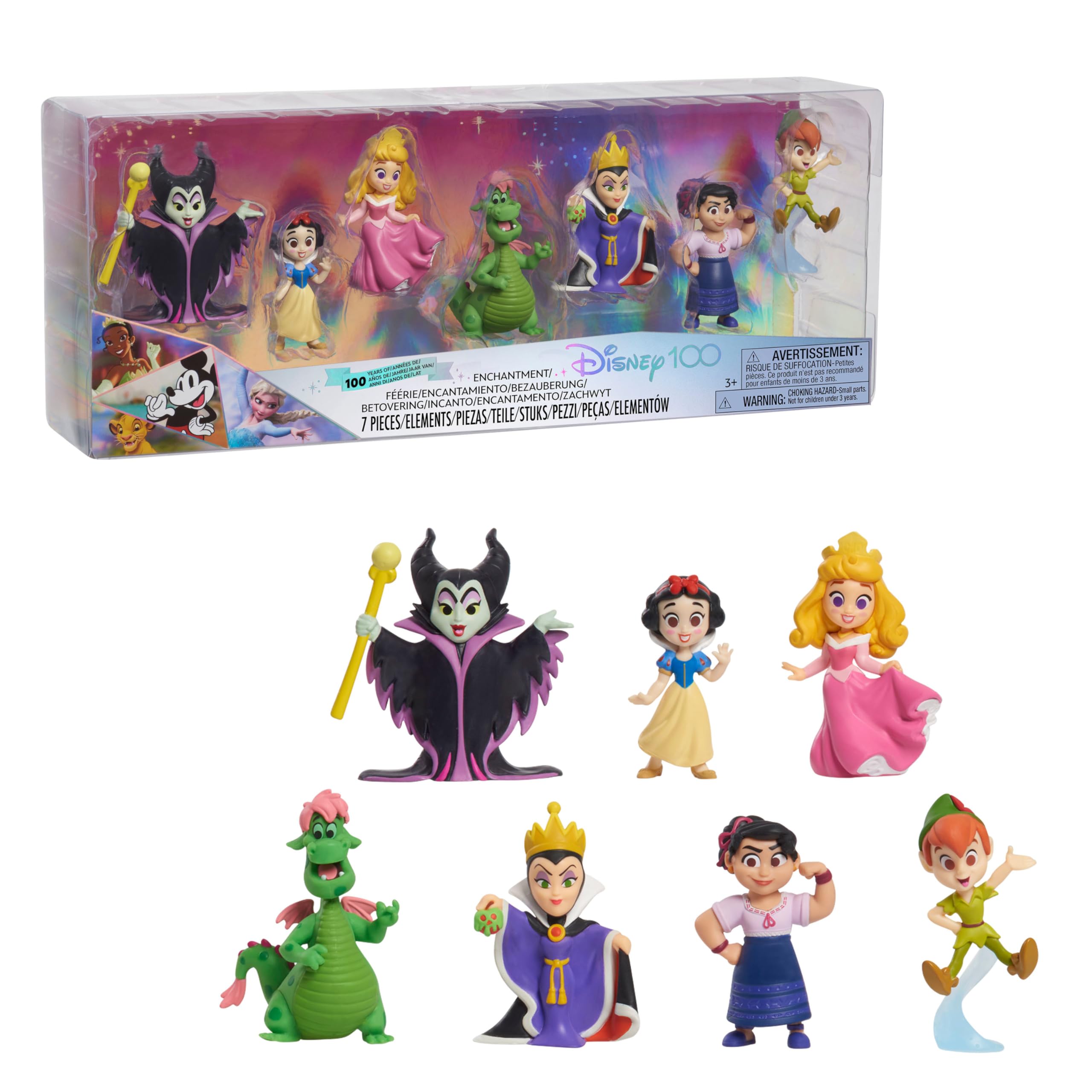 Pack De Figuras Just Play Disney 100 Years Of Enchantment - Venta Internacional.
