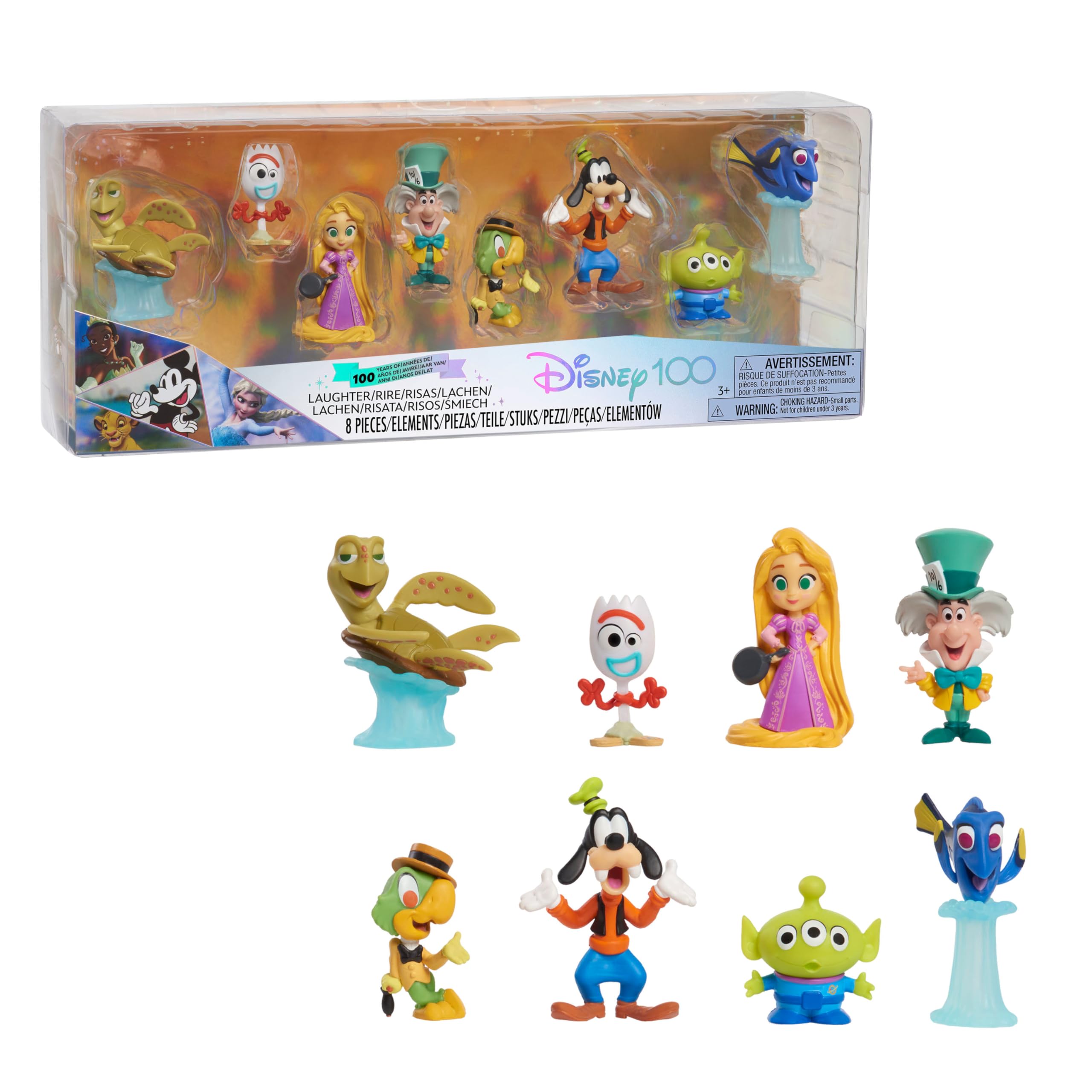 Foto 2 pulgar | Figura De Juguete Just Play Disney 100 Years Of Laughter, 8 Piezas - Venta Internacional.