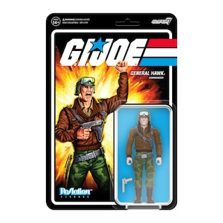Foto 1 | Figura De Acción Super7 G.i. Joe General Hawk De 9,5 Cm Con Accesorio - Venta Internacional.