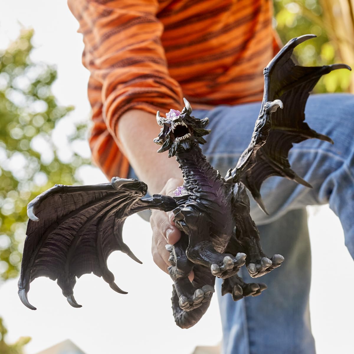 Foto 5 pulgar | Figura De Acción De Juguete Schleich Eldrador Shadow Dragon Con Alas 7+ - Venta Internacional.