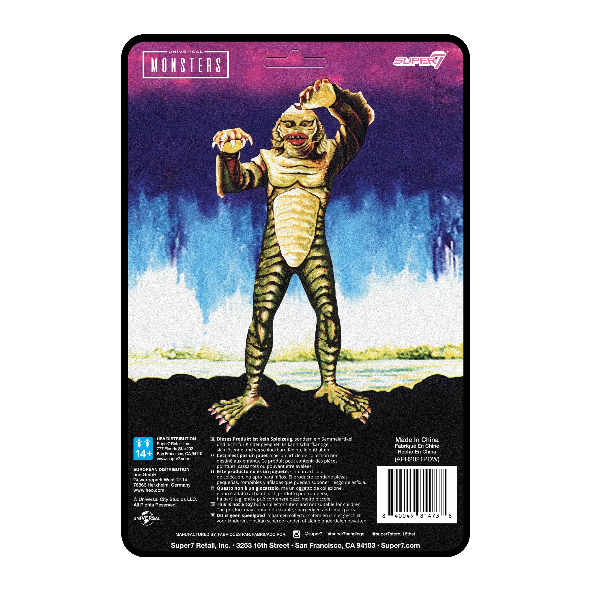 Foto 4 pulgar | Figura De Acción Super7 Universal Monsters Creature 9,5 Cm - Venta Internacional.