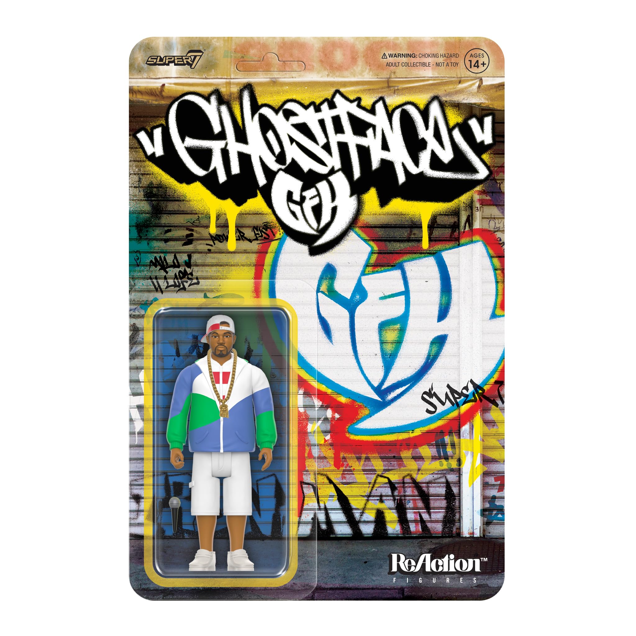 Foto 2 pulgar | Figura De Acción Super7 Ghostface Killah Can It Be All So Simple - Venta Internacional.