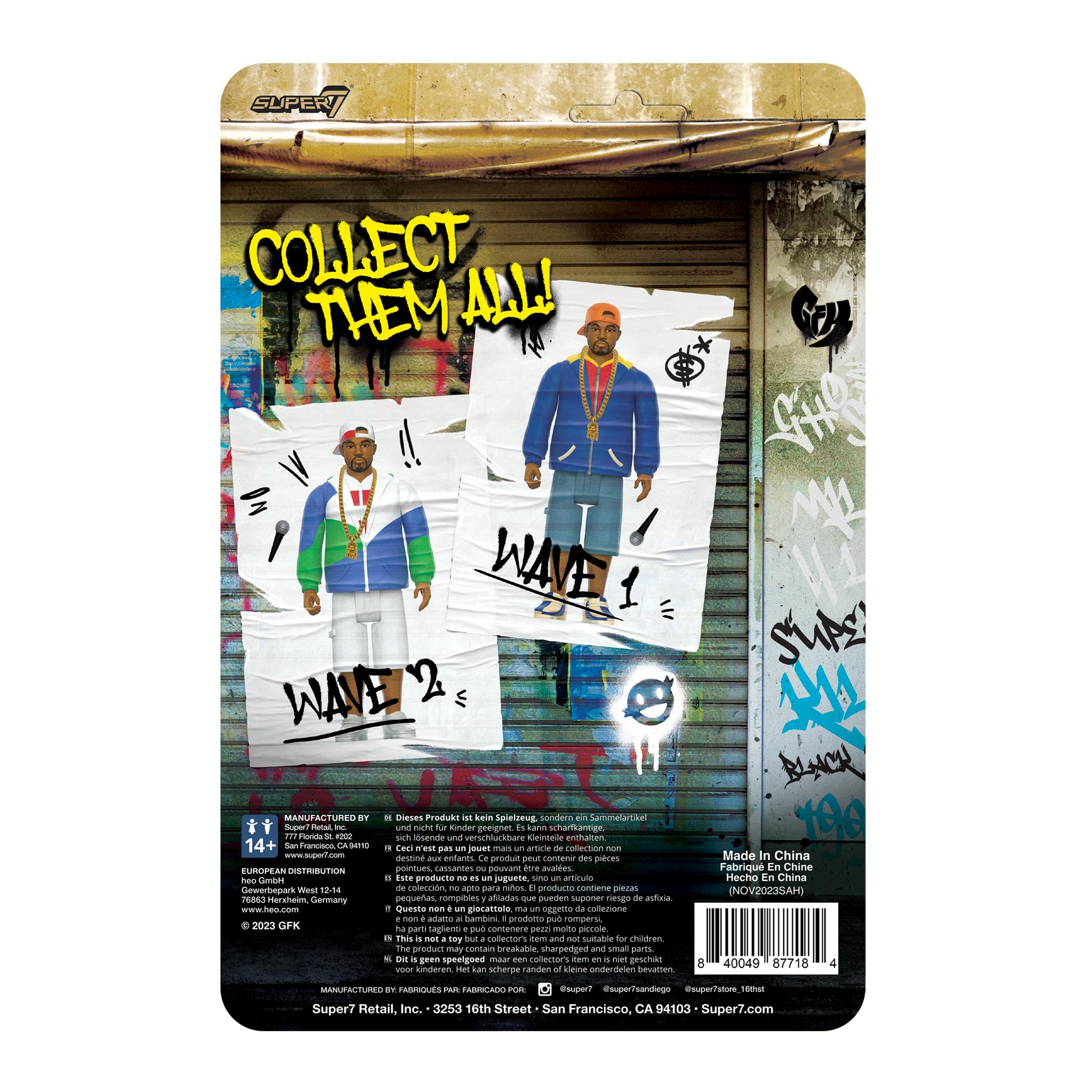 Foto 4 pulgar | Figura De Acción Super7 Ghostface Killah Can It Be All So Simple - Venta Internacional.