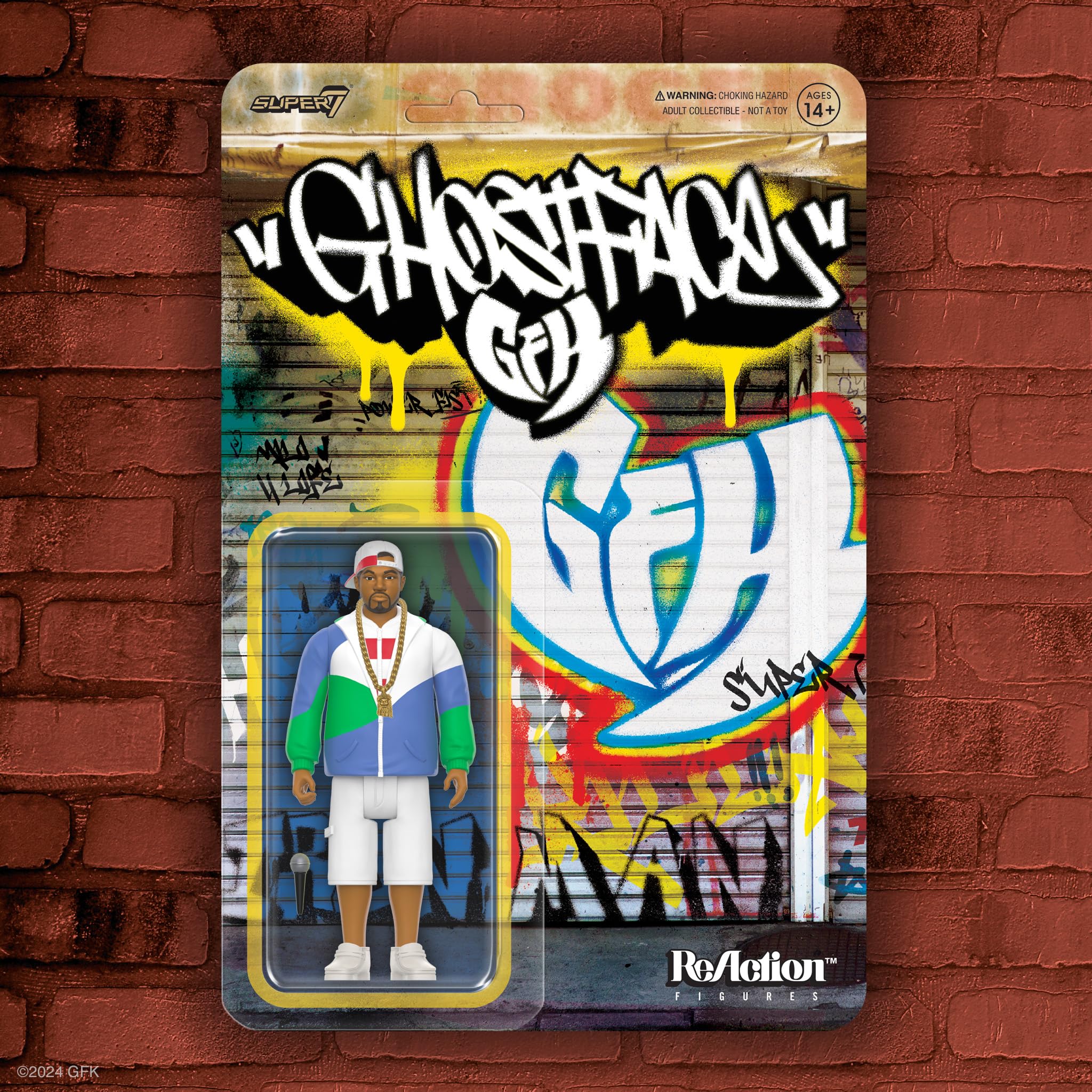 Foto 7 pulgar | Figura De Acción Super7 Ghostface Killah Can It Be All So Simple - Venta Internacional.