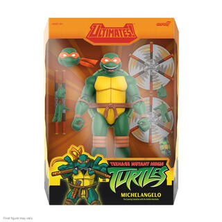 Foto 2 | Figura De Acción Super7 Ultimates! Teenage Mutant Ninja Turtles Michelangelo, 18 Cm - Venta Internacional.