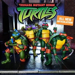 Foto 5 | Figura De Acción Super7 Ultimates! Teenage Mutant Ninja Turtles Michelangelo, 18 Cm - Venta Internacional.