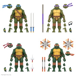 Foto 6 | Figura De Acción Super7 Ultimates! Teenage Mutant Ninja Turtles Michelangelo, 18 Cm - Venta Internacional.