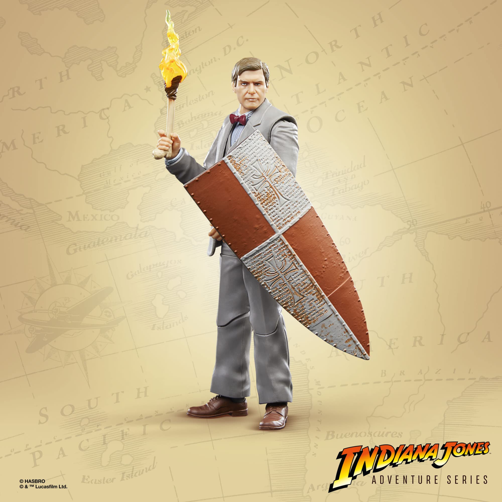Foto 8 pulgar | Figura De Acción Hasbro Indiana Jones Adventure Series De 6 Pulgadas - Venta Internacional.