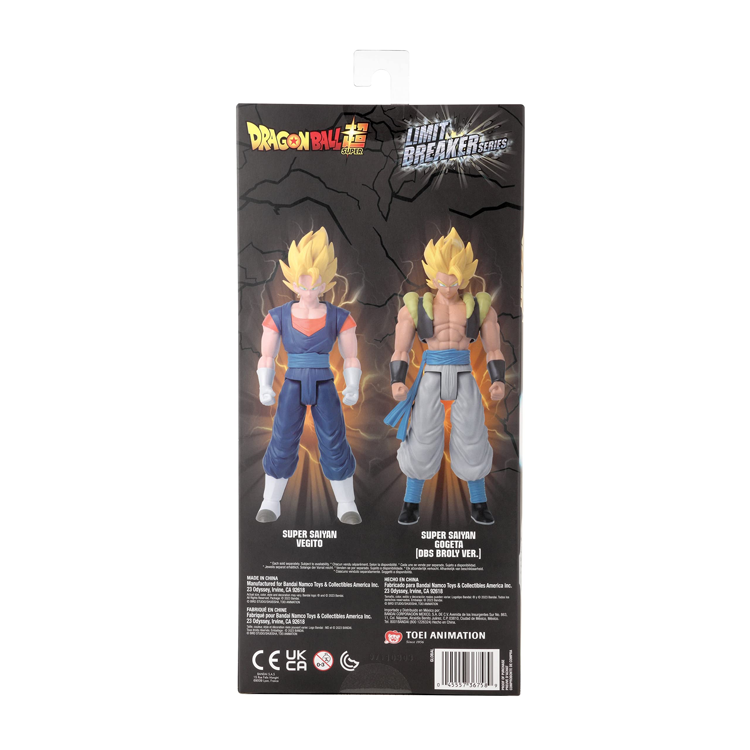Foto 7 pulgar | Figura De Acción Dragon Ball Super Limit Breaker Gogeta 30 Cm - Venta Internacional.