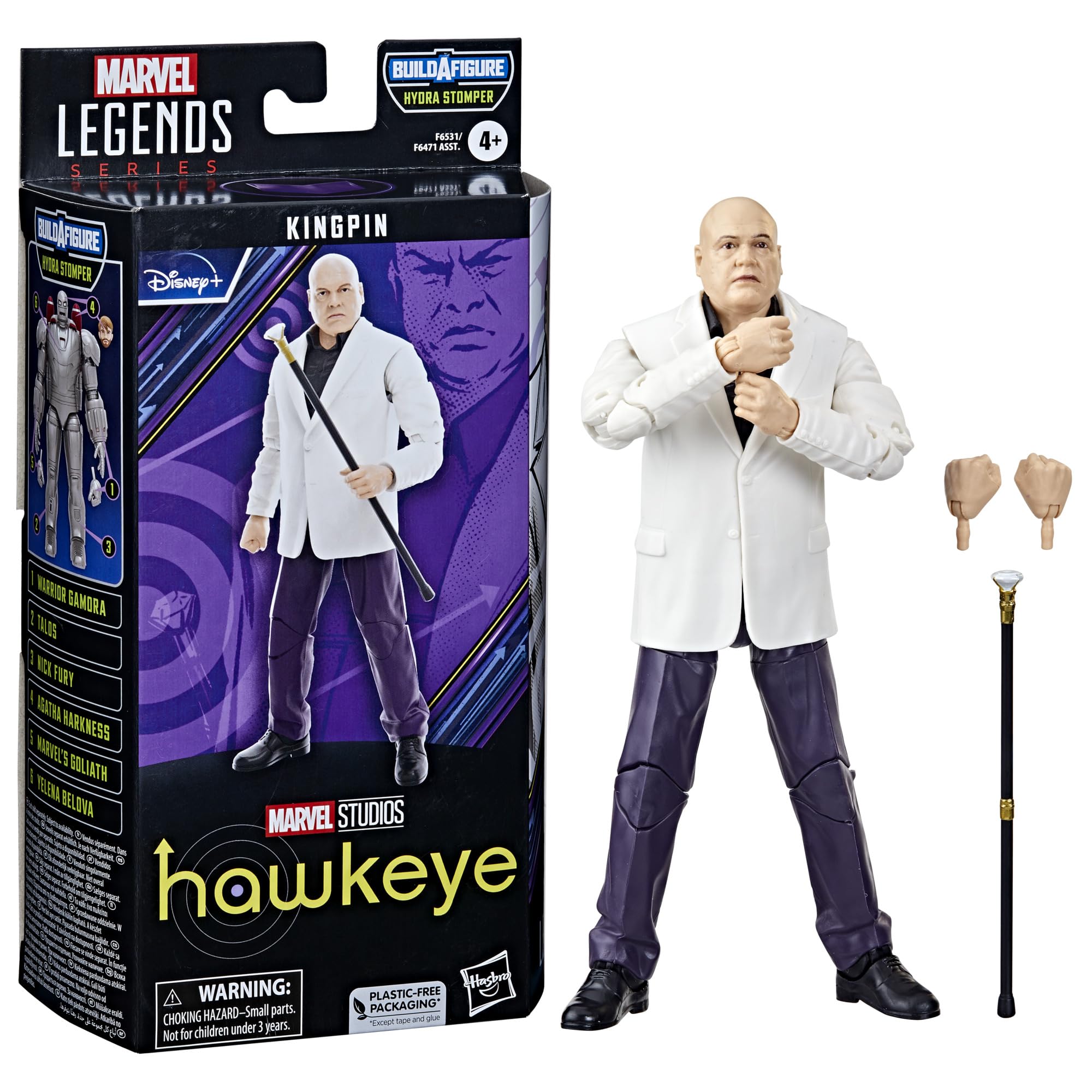Foto 2 pulgar | Figuras De Acción Marvel Legends Series Kingpin, Hawkeye - Venta Internacional.