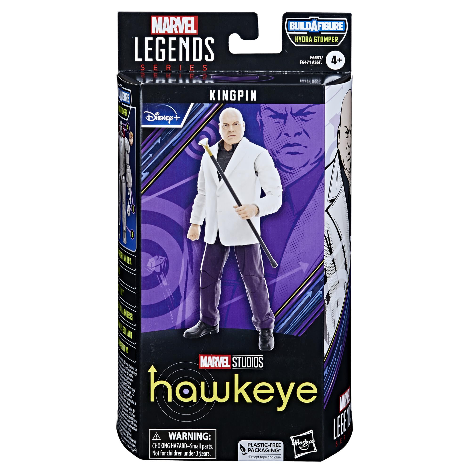 Foto 6 pulgar | Figuras De Acción Marvel Legends Series Kingpin, Hawkeye - Venta Internacional.