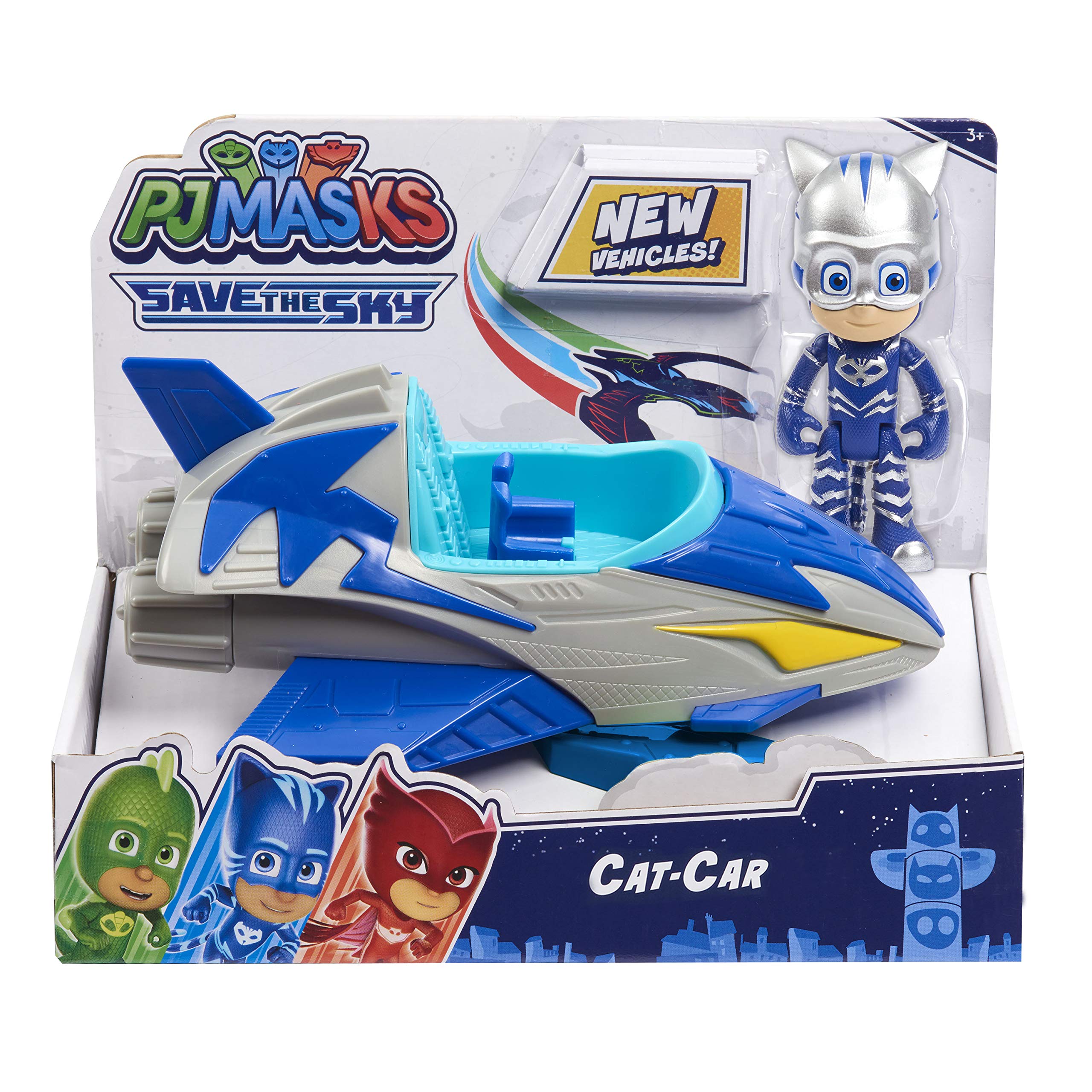 Foto 5 pulgar | Máscaras De Pijama De Juguete Save The Sky Cat-car Con Figura De Cat-boy De Más De 3 Años - Venta Internacional.