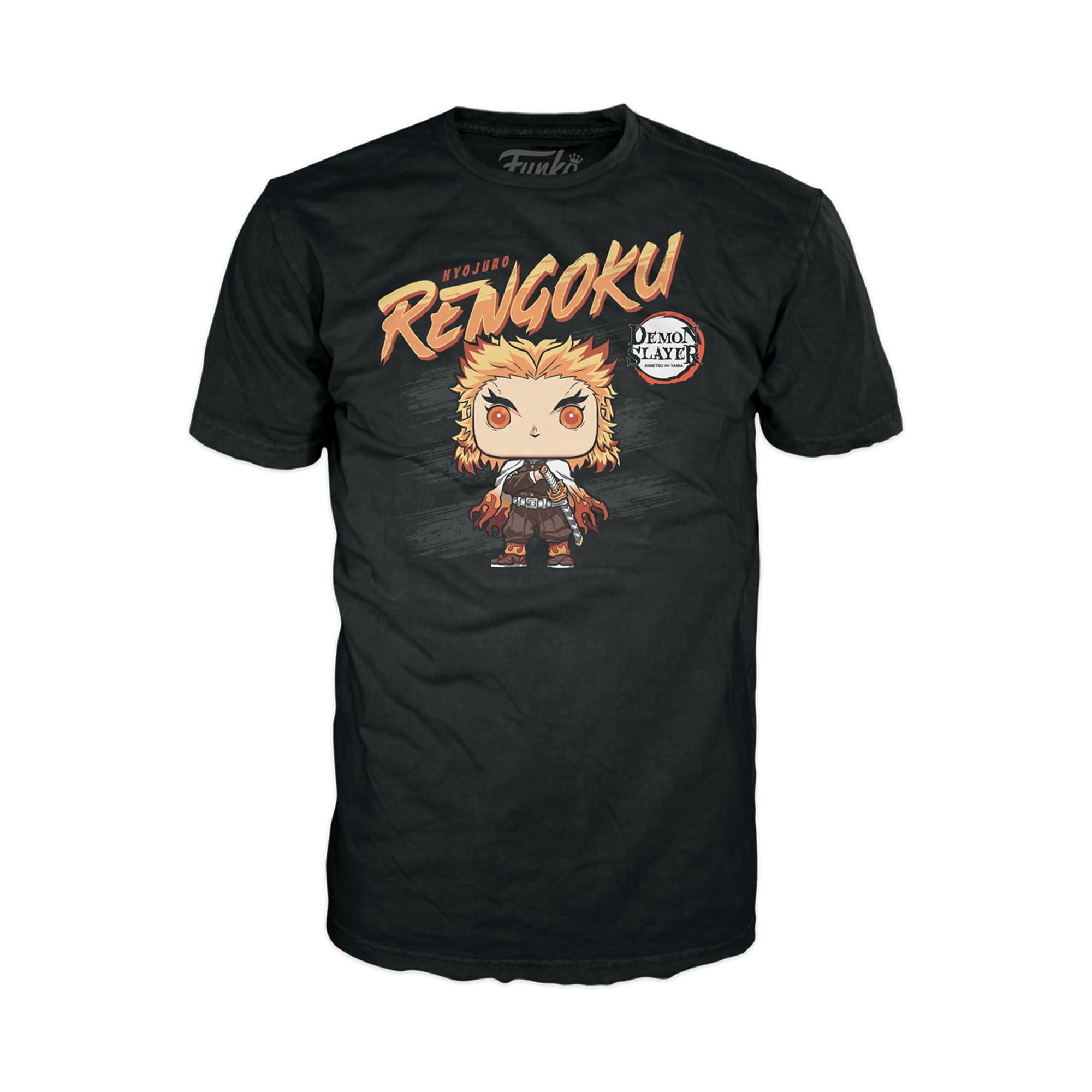 Foto 2 pulgar | Camiseta Funko Pop! Demon Slayer Kyōjurō Rengoku, Talla 2xl - Venta Internacional.