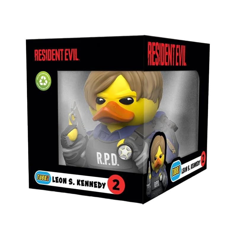 Foto 3 pulgar | Figura Coleccionable De Vinilo Con Forma De Pato De Goma Tubbz Leon S. Kennedy - Venta Internacional.