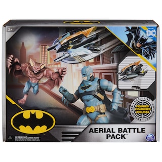 Foto 2 | Paquete De Batalla Aérea Batman De Toy Dc Comics Batwing Con Batman Y Man-bat - Venta Internacional.