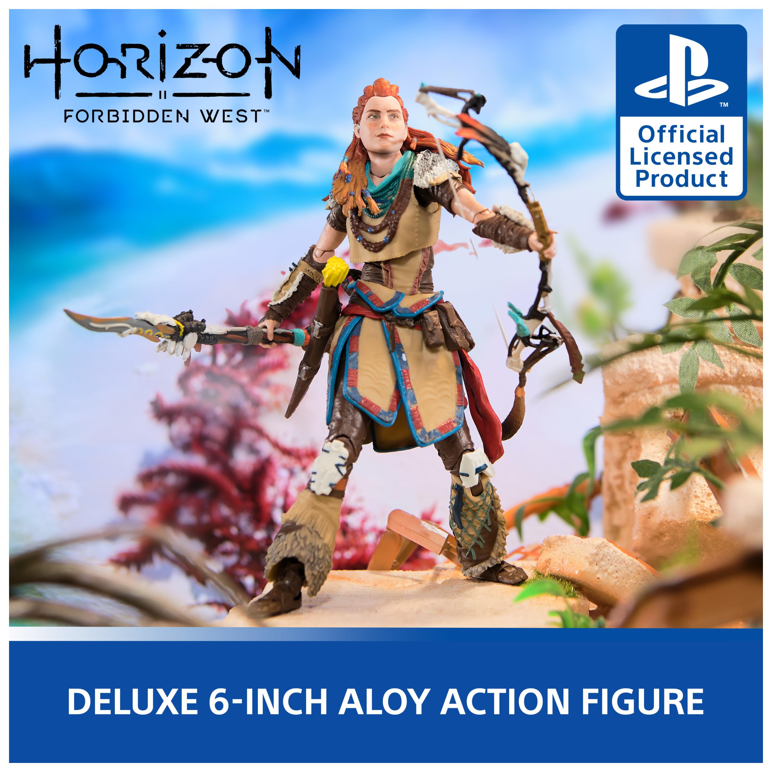 Foto 3 pulgar | Figura De Acción Playstation Horizon Forbidden West Aloy 6'' - Venta Internacional.