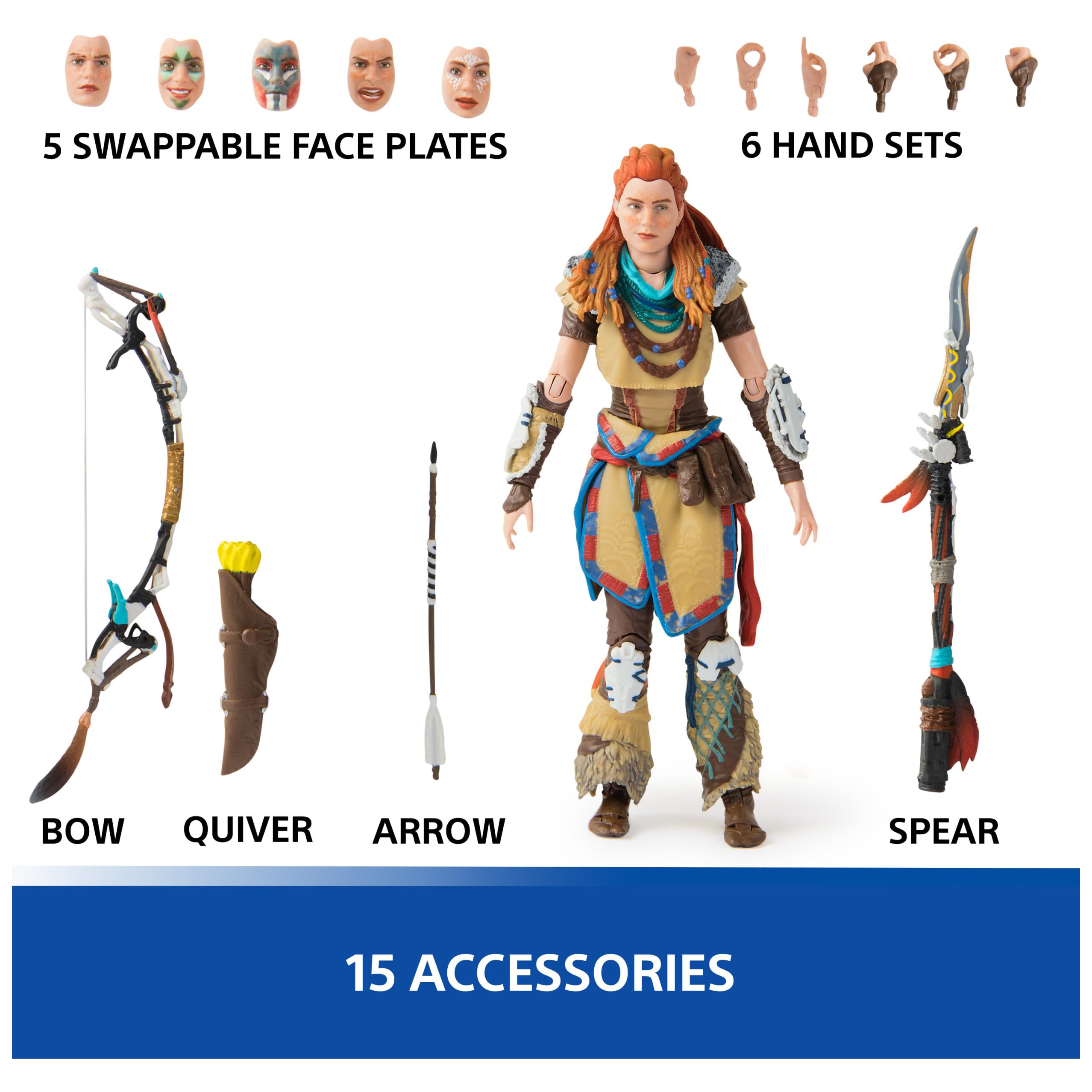 Foto 7 pulgar | Figura De Acción Playstation Horizon Forbidden West Aloy 6'' - Venta Internacional.