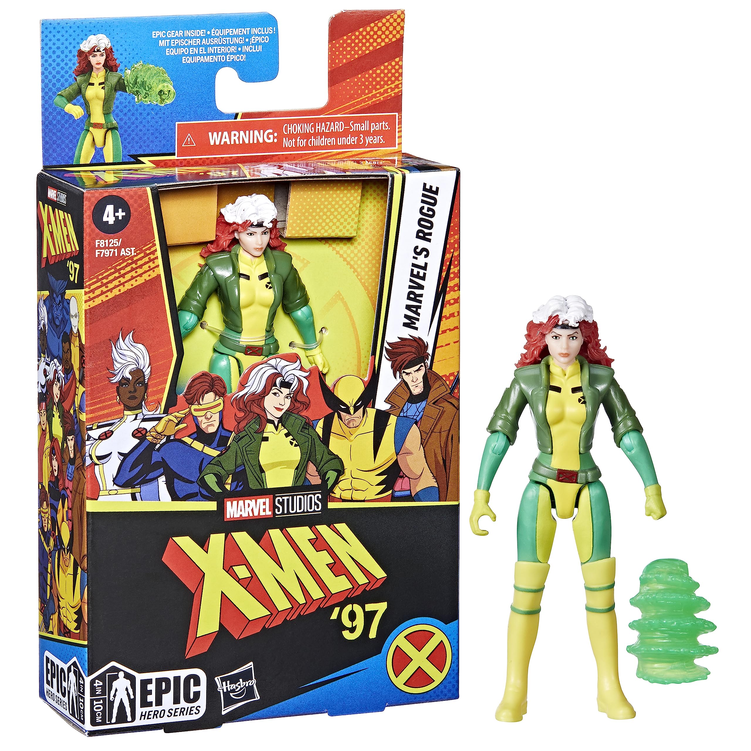 Foto 3 pulgar | Figura De Acción Marvel Epic Hero Series Rogue X-men 10 Cm - Venta Internacional.
