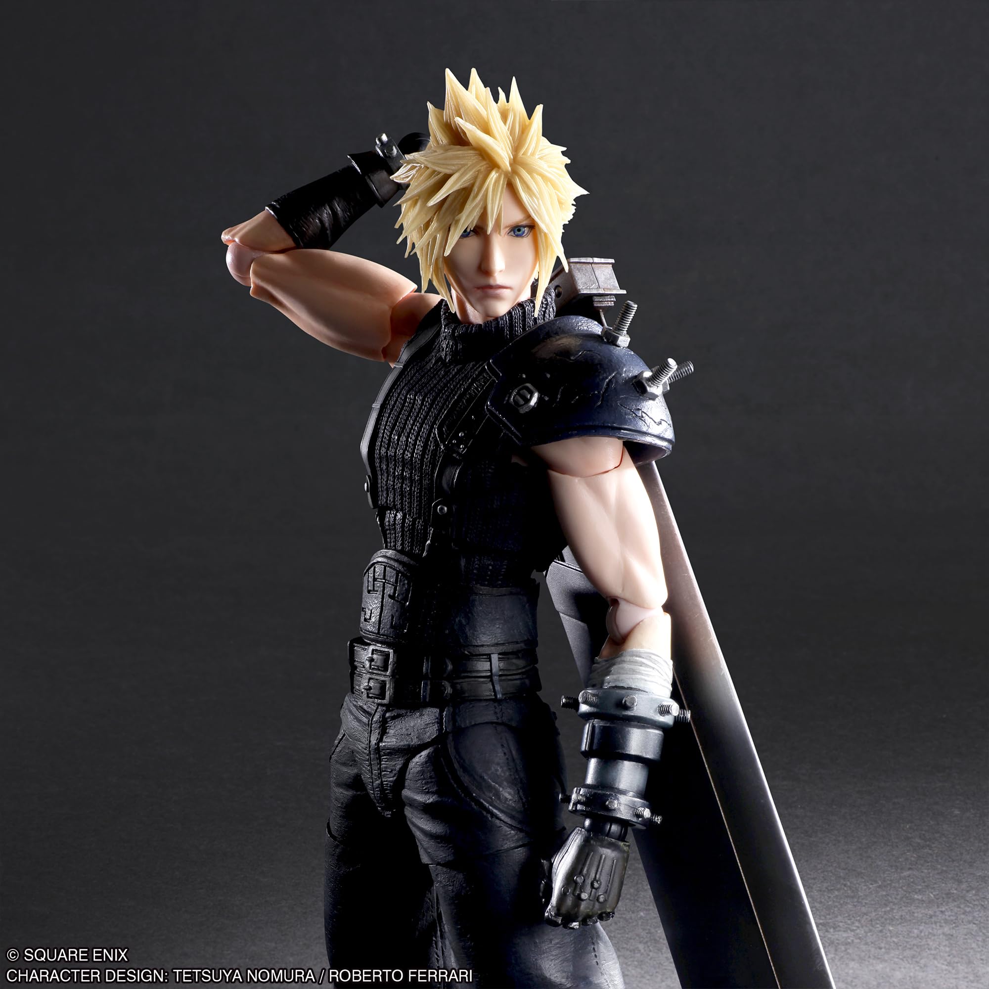 Foto 3 pulgar | Figura De Acción Square Enix Final Fantasy Vii Rebirth Cloud Strife - Venta Internacional.