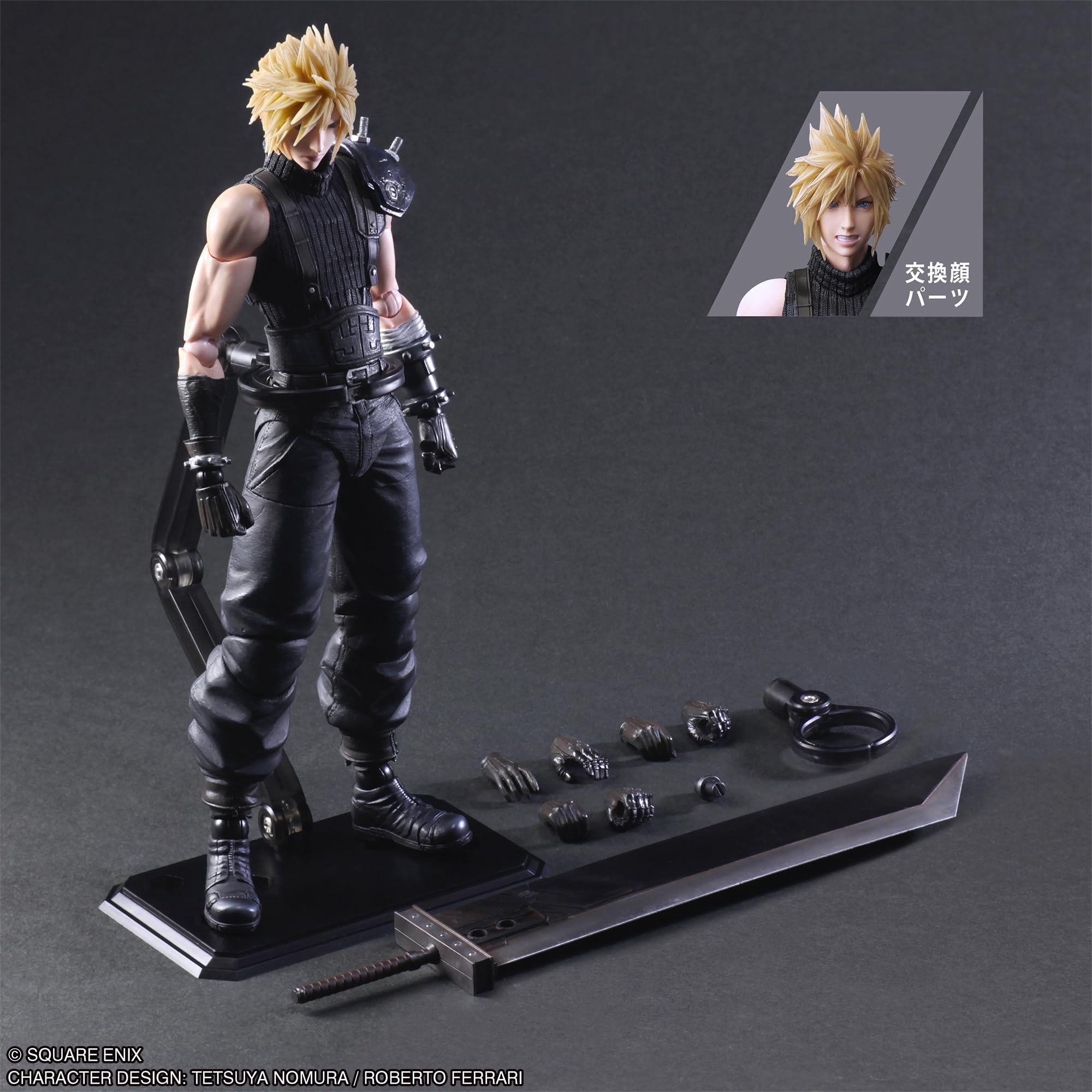 Foto 5 pulgar | Figura De Acción Square Enix Final Fantasy Vii Rebirth Cloud Strife - Venta Internacional.