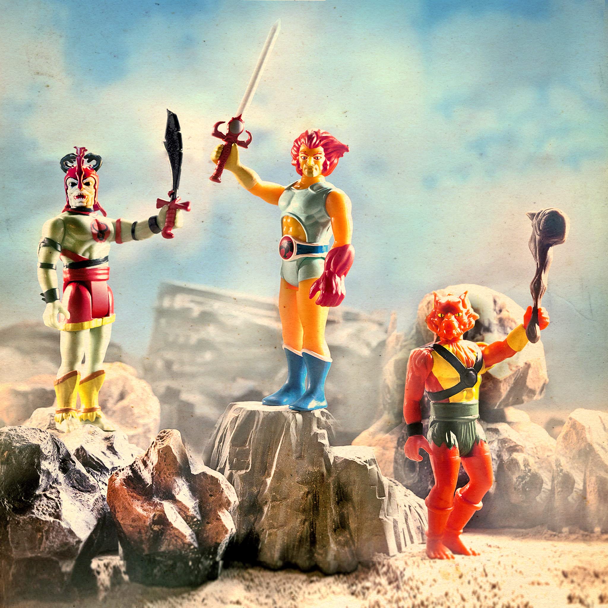 Foto 3 | Figura De Acción Super7 Thundercats Jackalman De 9,5 Cm Con Accesorio - Venta Internacional.