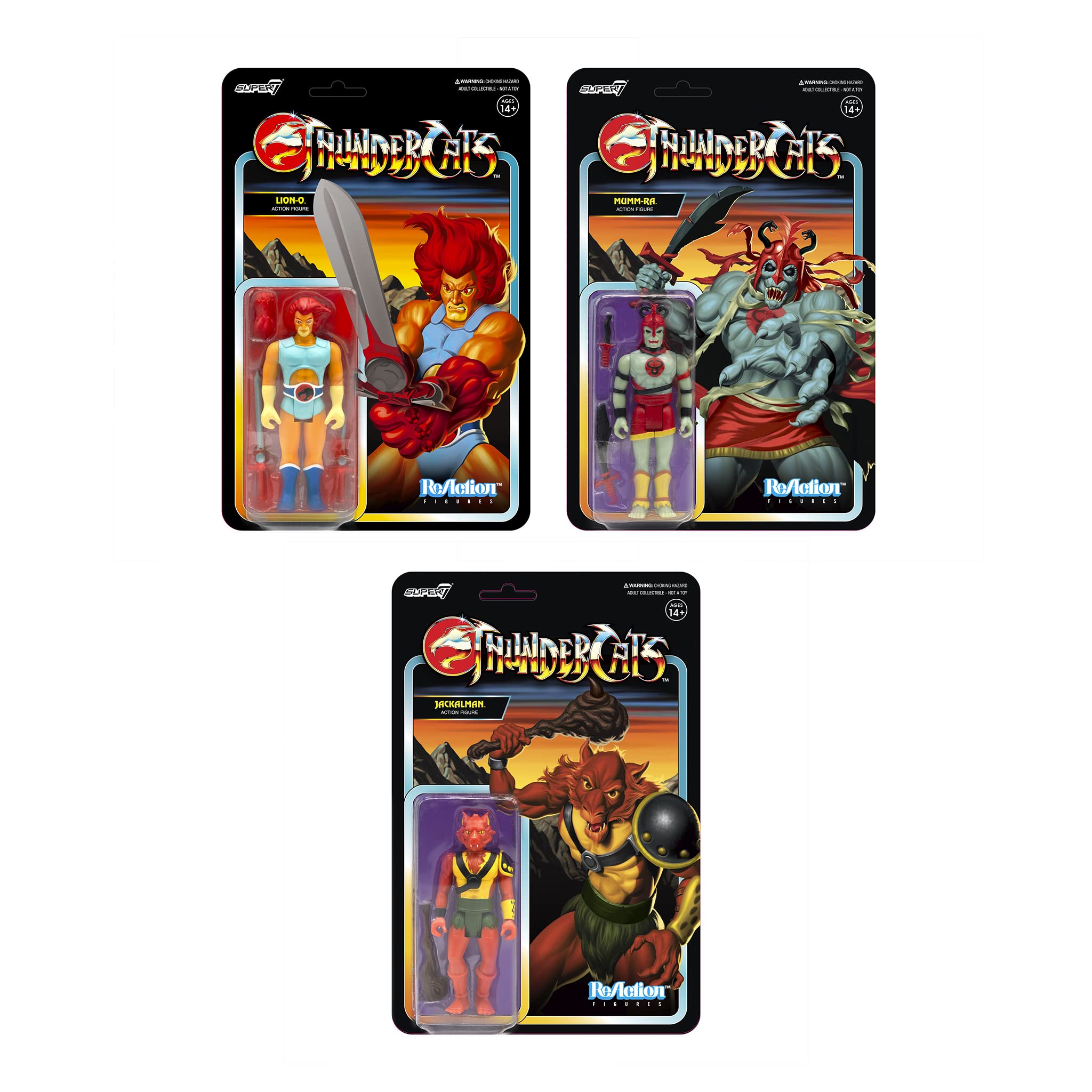 Foto 4 | Figura De Acción Super7 Thundercats Jackalman De 9,5 Cm Con Accesorio - Venta Internacional.