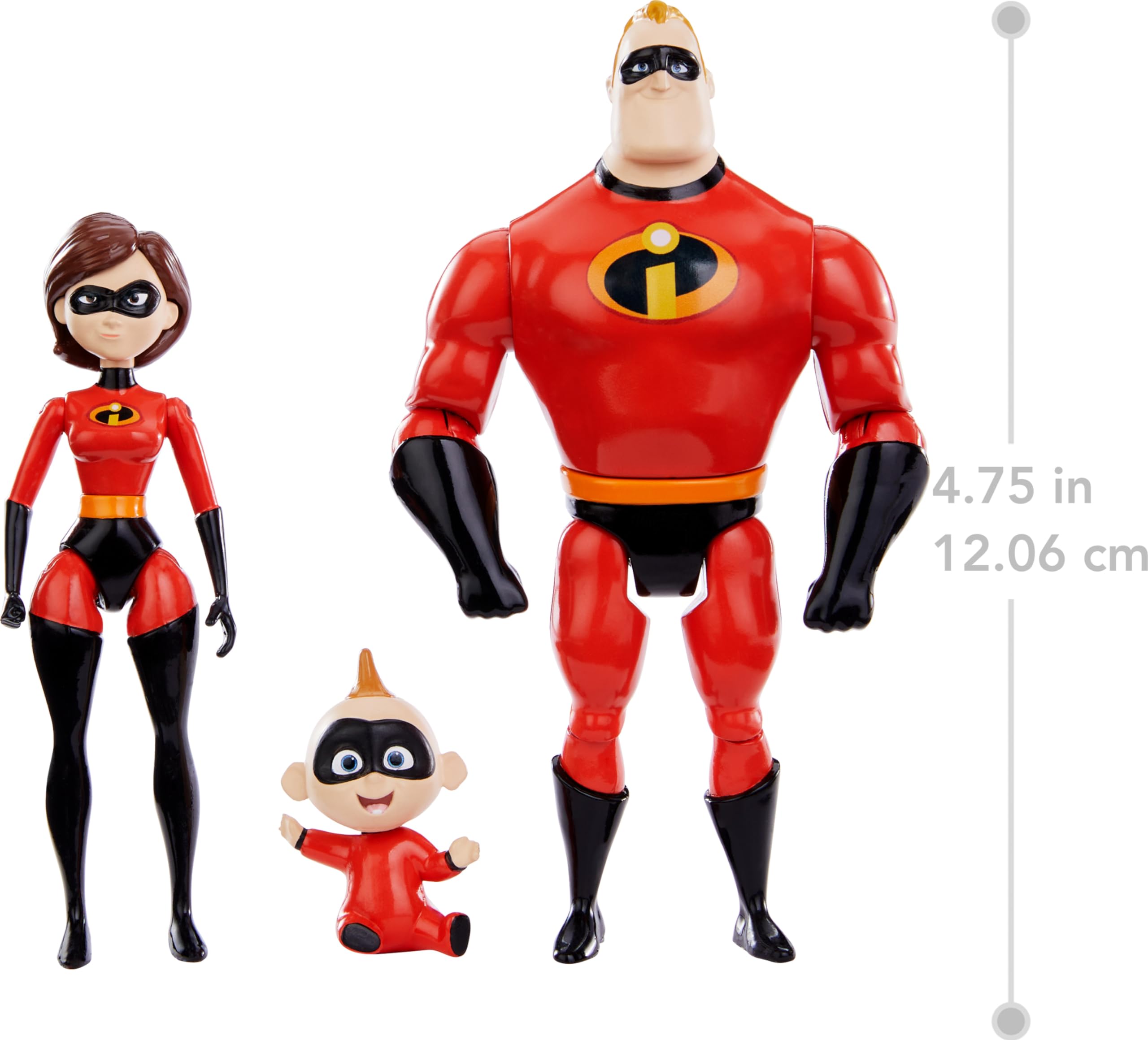 Foto 3 pulgar | Pack De Figuras De Acción Disney Pixar Incredibles Storyteller - Venta Internacional.