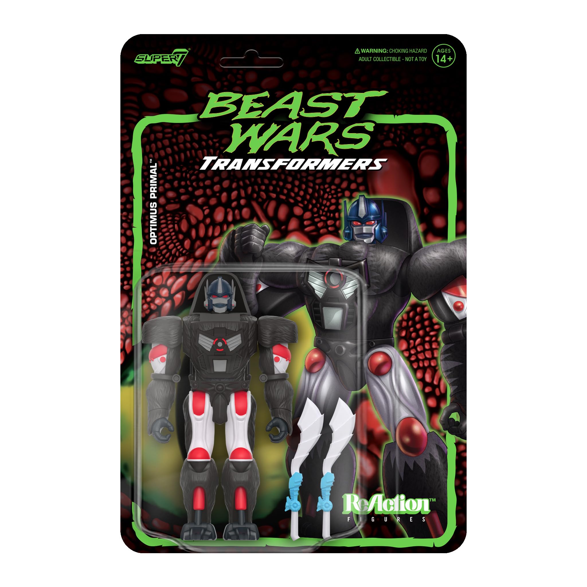 Figura De Acción Super7 Transformers Reaction Wave 7 Beast Wars - Venta Internacional.