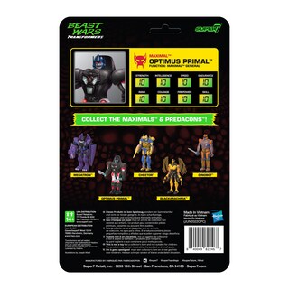 Foto 3 | Figura De Acción Super7 Transformers Reaction Wave 7 Beast Wars - Venta Internacional.