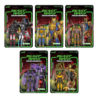 Foto 5 | Figura De Acción Super7 Transformers Reaction Wave 7 Beast Wars - Venta Internacional.