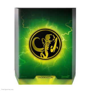 Foto 3 | Figura De Acción Super7 Ultimates! Mighty Morphin Power Rangers Black Ranger, 18 Cm - Venta Internacional.