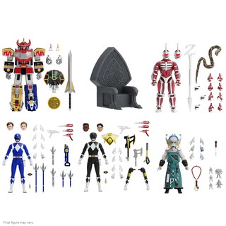 Foto 6 | Figura De Acción Super7 Ultimates! Mighty Morphin Power Rangers Black Ranger, 18 Cm - Venta Internacional.
